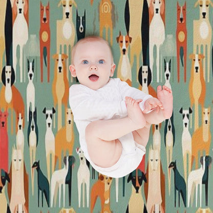 For The Love of All Dogs Throw Blanket