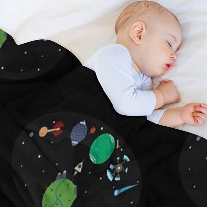 Outer Wilds Logo Throw Blanket