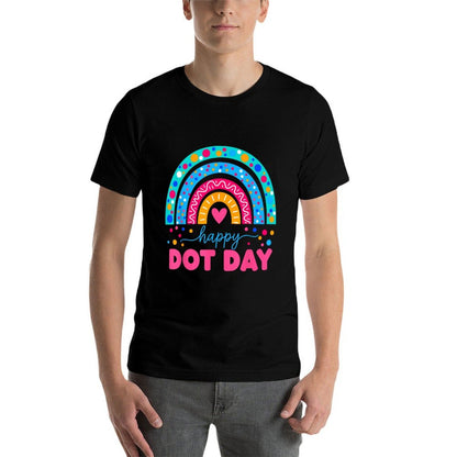 Happy Dot Day Colorful Rainbow Polka Dot Boys Girls Kids  Classic T-Shirt