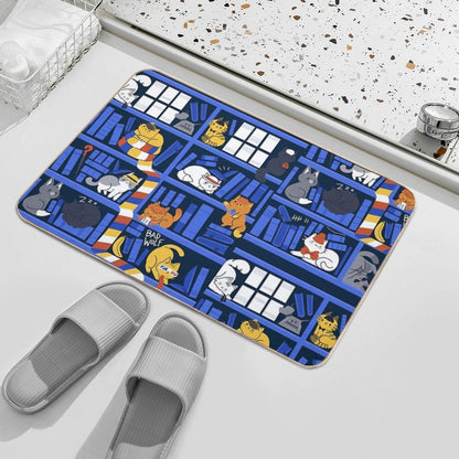 Library Box Who  Dirt-Trapping Bath Mat
