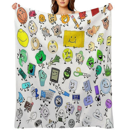 BFB And TPOT Full Cast Throw Blanket