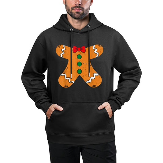Gingerbread Man Body Costume for Halloween Or Christmas Medium-Weight Fabric Hoodie