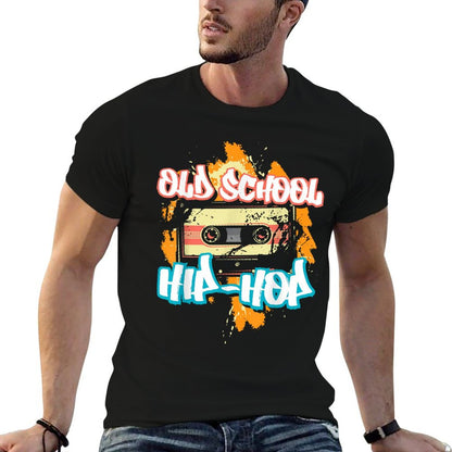 Retro Old School Hip Hop 80s 90s Graffiti Cassette Gift T-Shirt