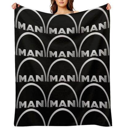 MAN Logo Throw Blanket