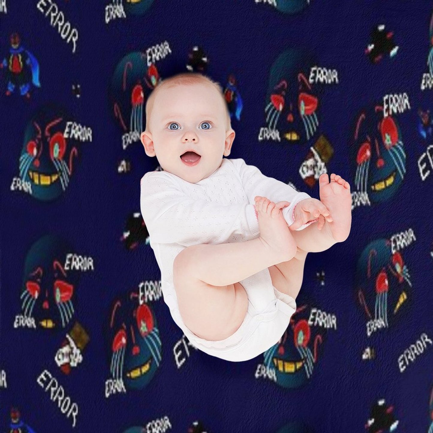 Error Pattern Throw Blanket