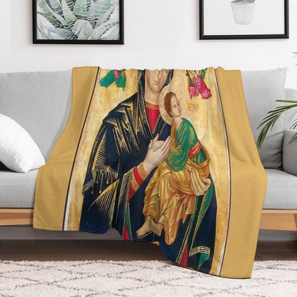 Our  Lady of Perpetual Help 1 Throw Blanket