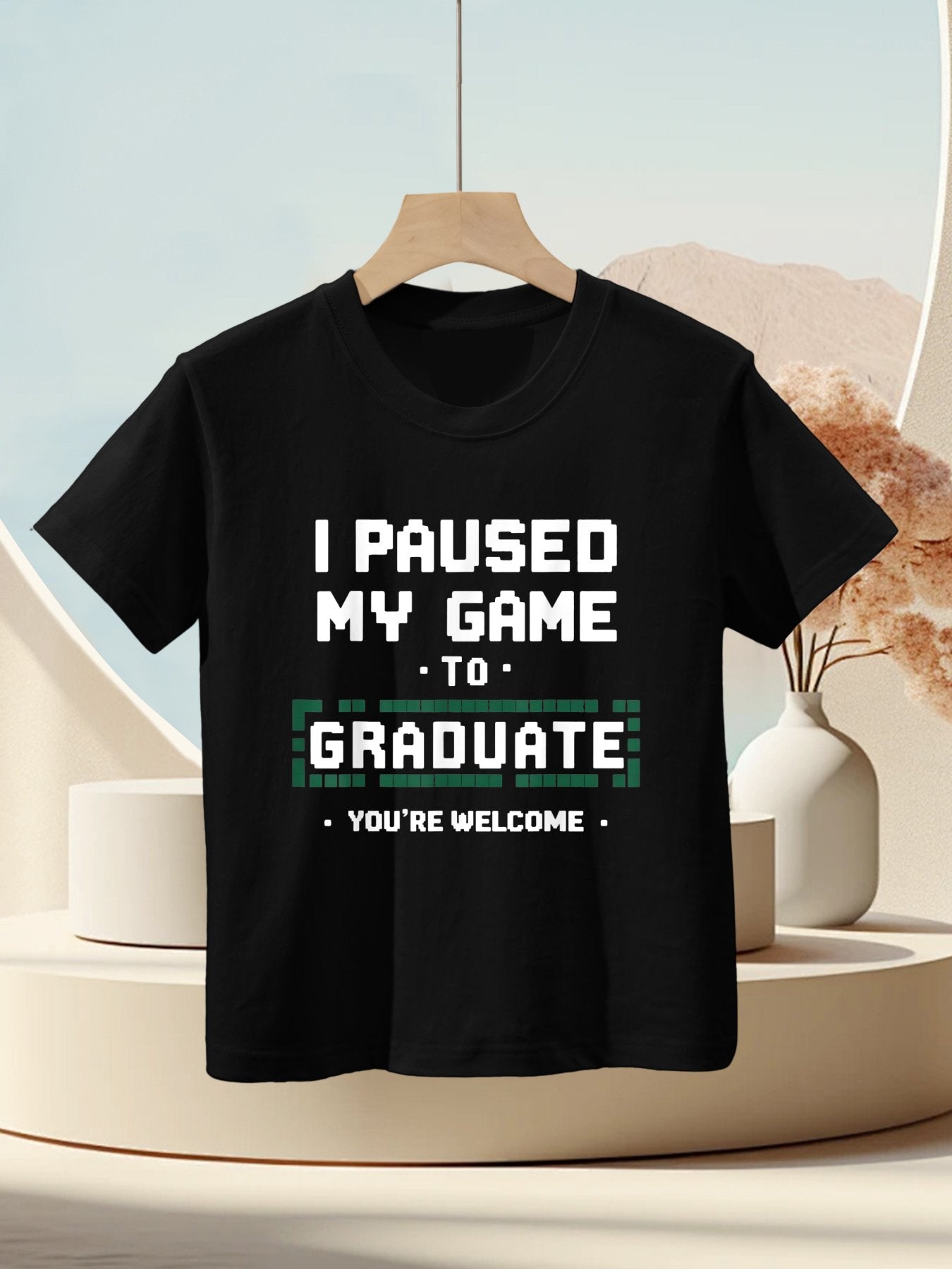 Funny Gamer Graduate Graduation Kids T-Shirt