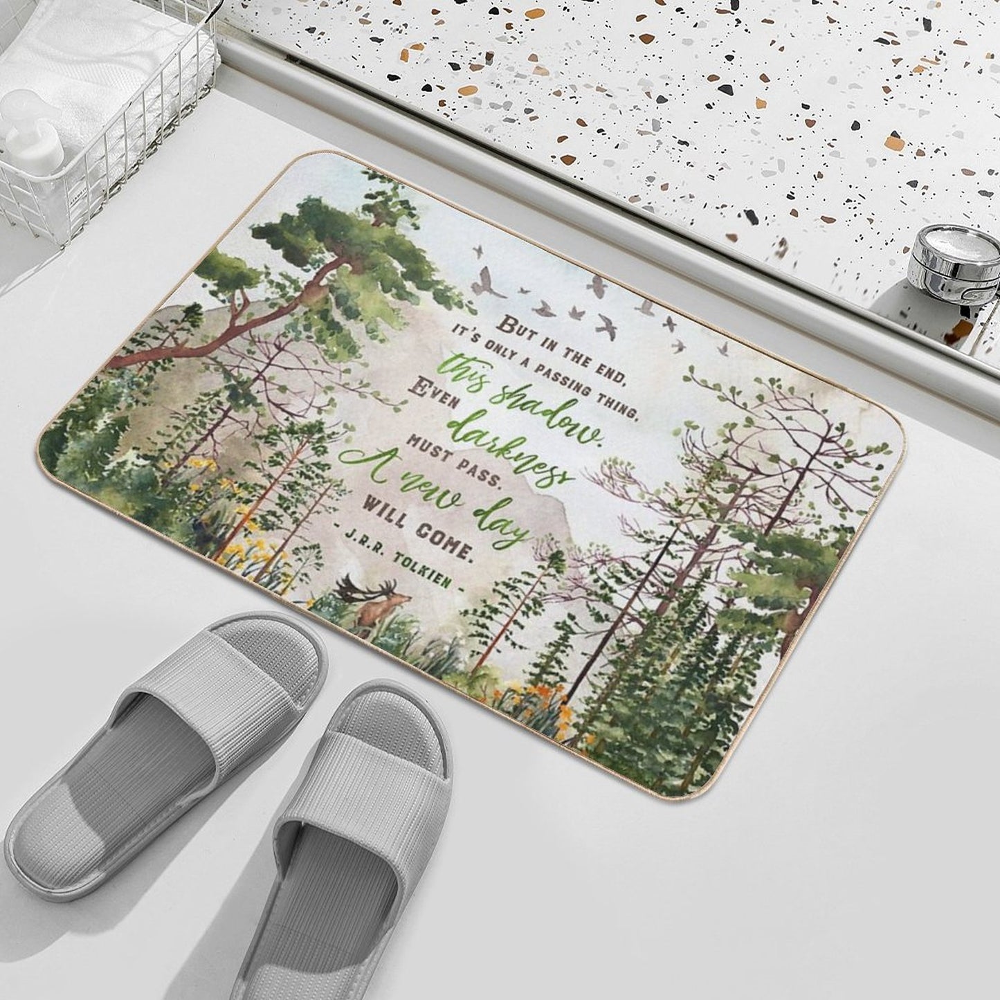But in The End Bath Mat