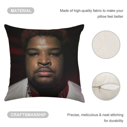Mario Judah Rage Pillow Linen Throw Pillow Cover