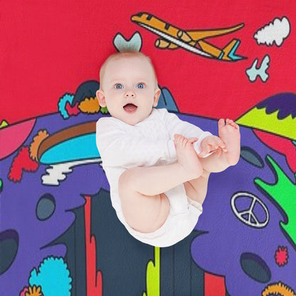 J-Hope Hope World Album Art Throw Blanket