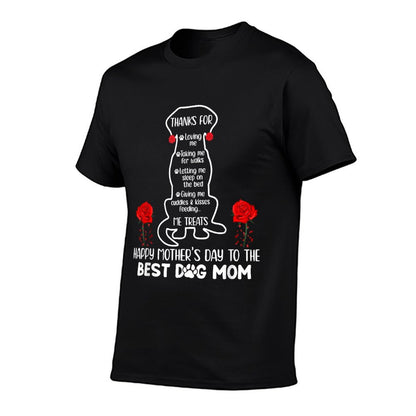Happy Mother&#39;s Day Dog Mom T-Shirt