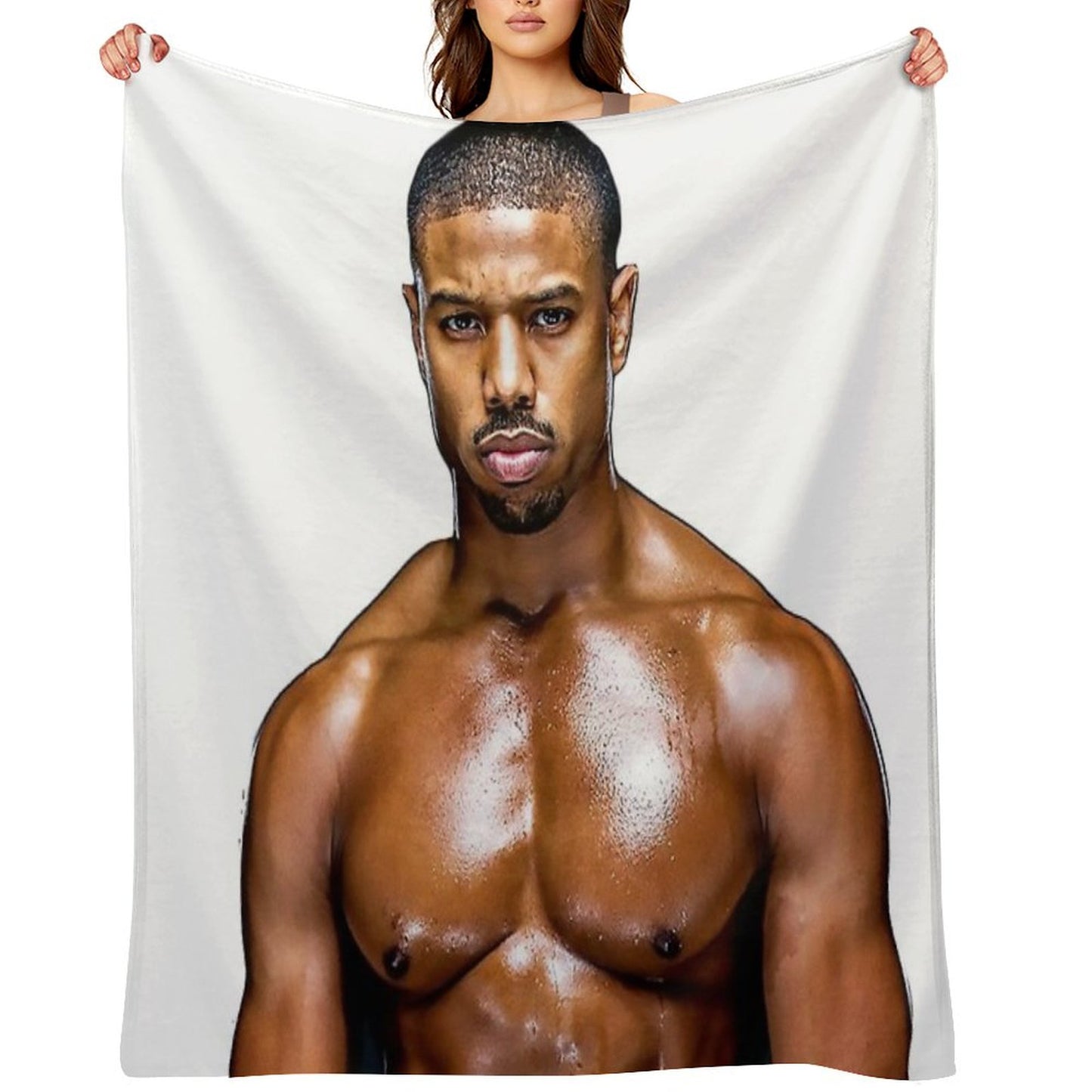 Michael B. Jordan Throw Blanket