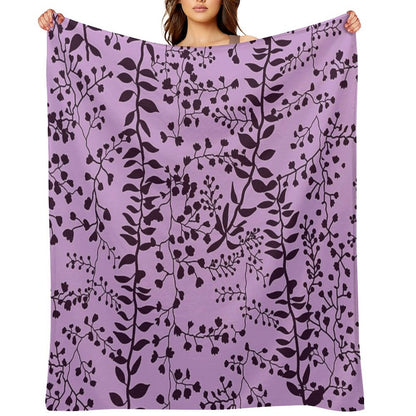 Bella Swan Lavender Freesia Throw Blanket