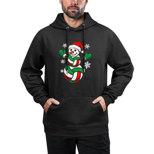 Volleyball Santa Hat Snowman Xmas Funny Volleyball Christmas Layering Staple Hoodie