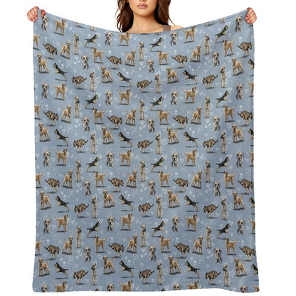 The Border Terrier Throw Blanket