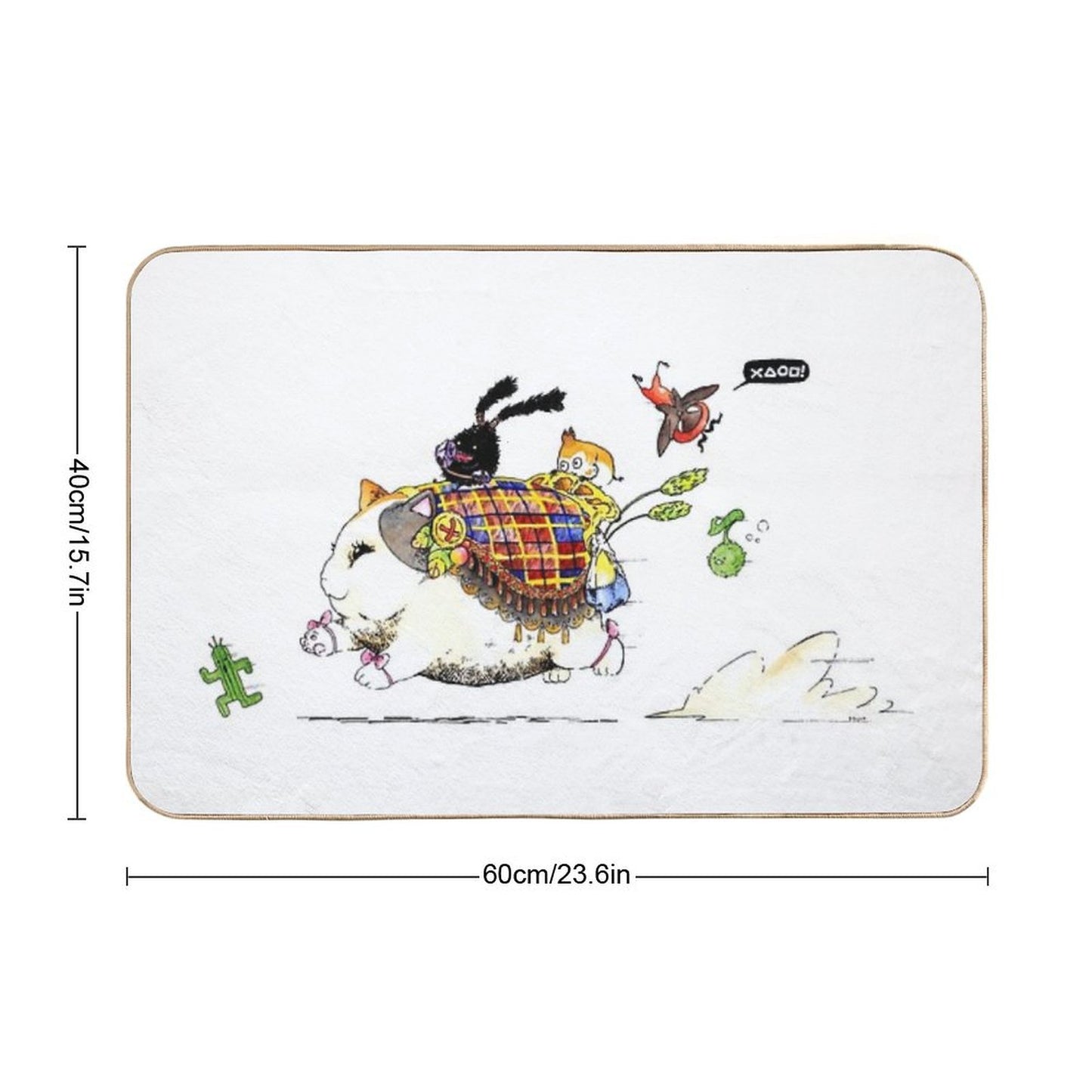 To Adventure! Bath Mat