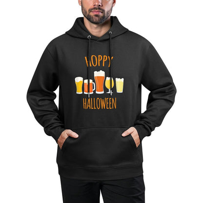 Hoppy Halloween - Funny Halloween Beer Drinking Gift Kangaroo Pocket Hoodie