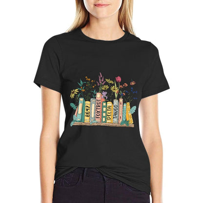 8647 Foxtrots Deltas Tangos Book Flower  Soft T-Shirt