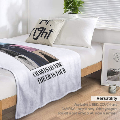 Charles Leclerc Ft. The Eras Tour Throw Blanket