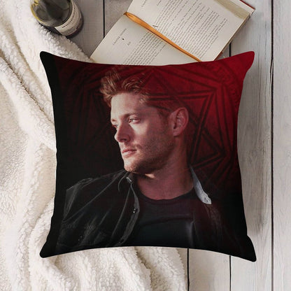 It's Where My Demons Hide Linen Throw Pillow Cover