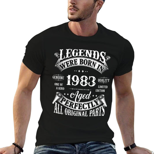 42nd Birthday Vintage Legends Born In 1983 42 Years Old T-Shirt
