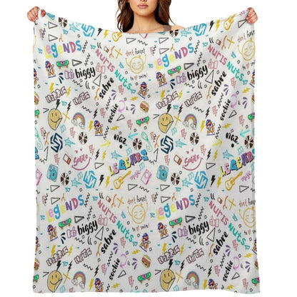 Norris Nuts Seamless Pattern, Norris Nuts Pattern Throw Blanket