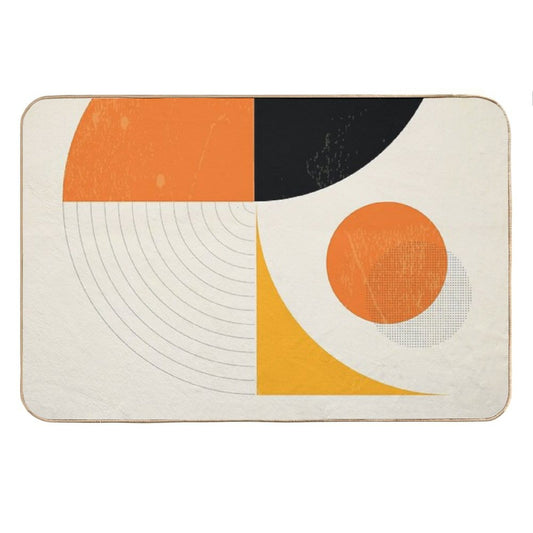 Mid Century Modern Retro Bath Mat