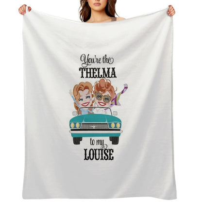 Thelma & Louise Best Friends Gift Throw Blanket