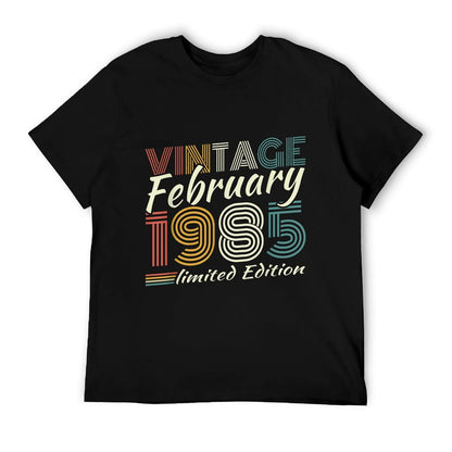 Vintage February 1985 40th Birthday Gift Man Woman  Classic T-Shirt