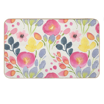 Summer Poppies Bath Mat