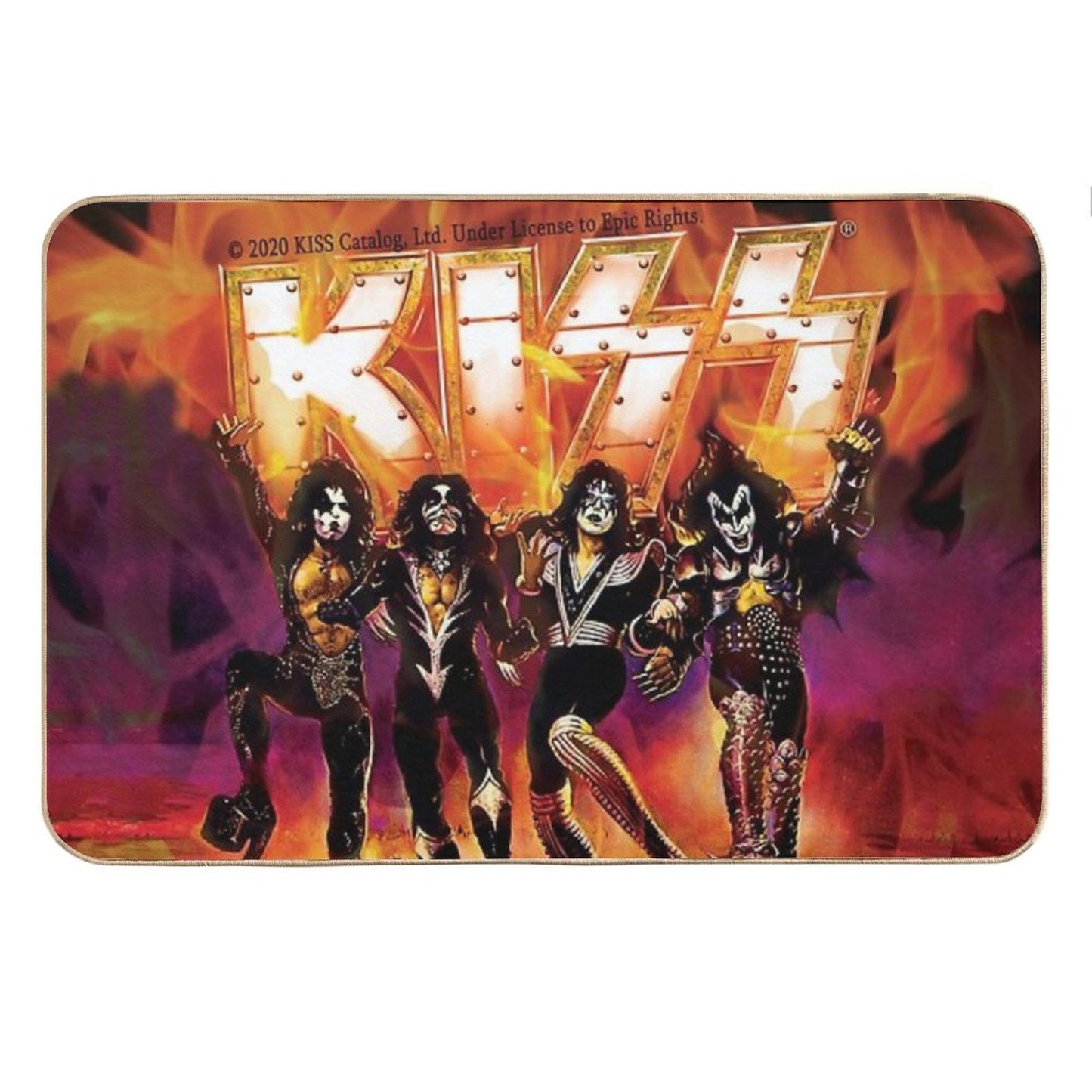 Kiss The Band T Shirt Bath Mat