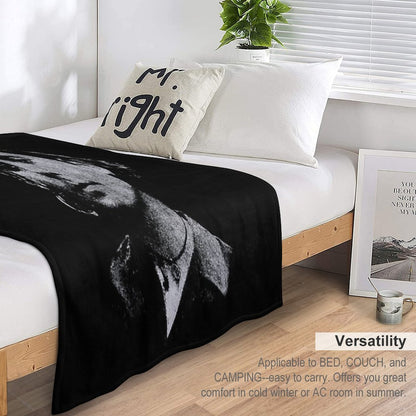 Guitar And Albums Band Throw Blanket