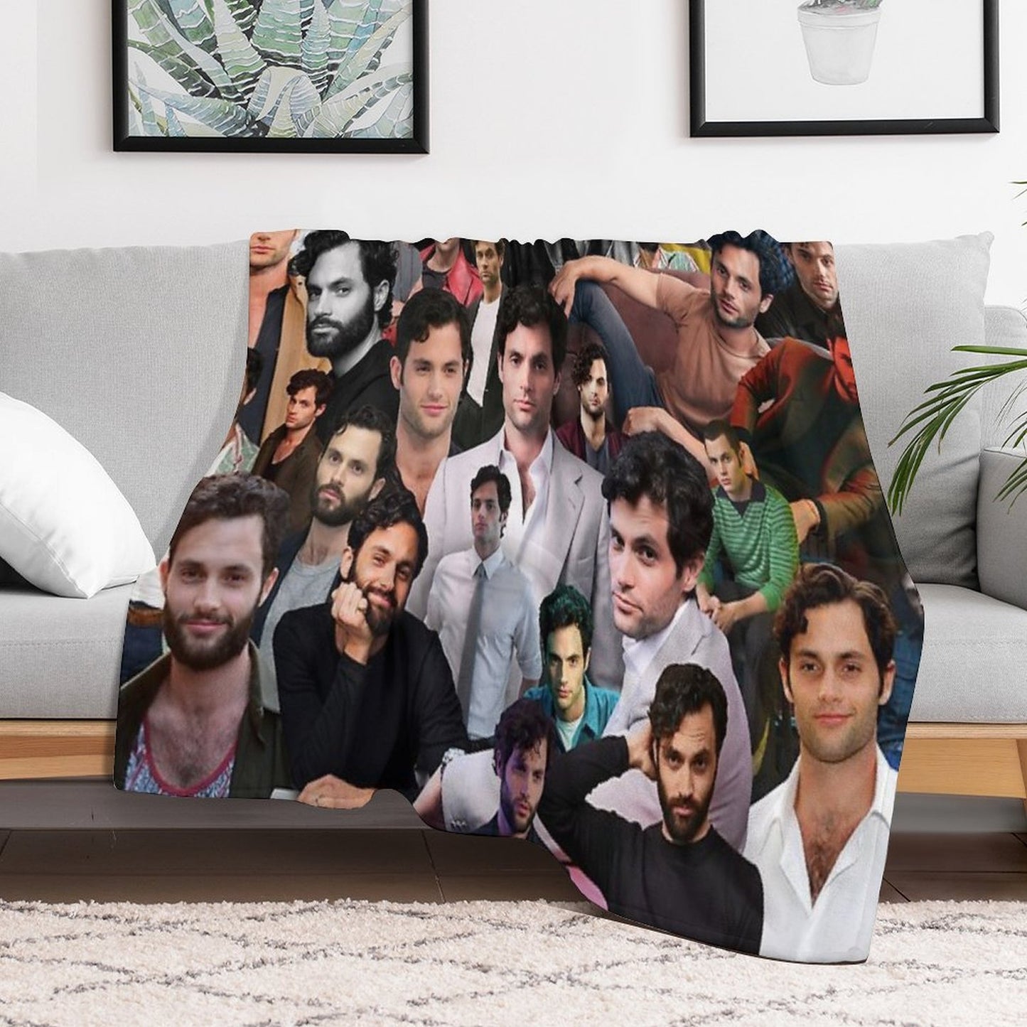 Penn Badgley Throw Blanket
