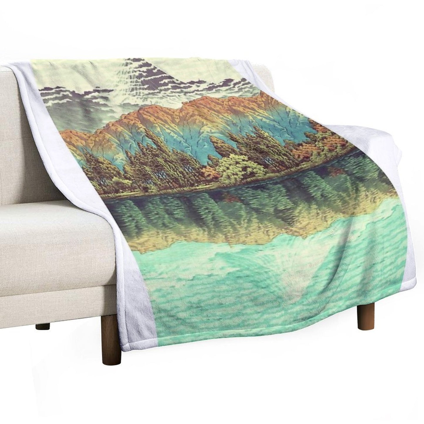 The Unknown Hills in Kamakura - Nature Landscape Throw Blanket