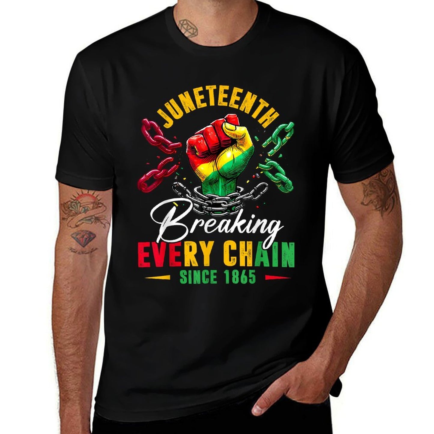 Breaking Every Chain Since 1865 Women Men Juneteenth Freedom  Odor-resistant T-Shirt