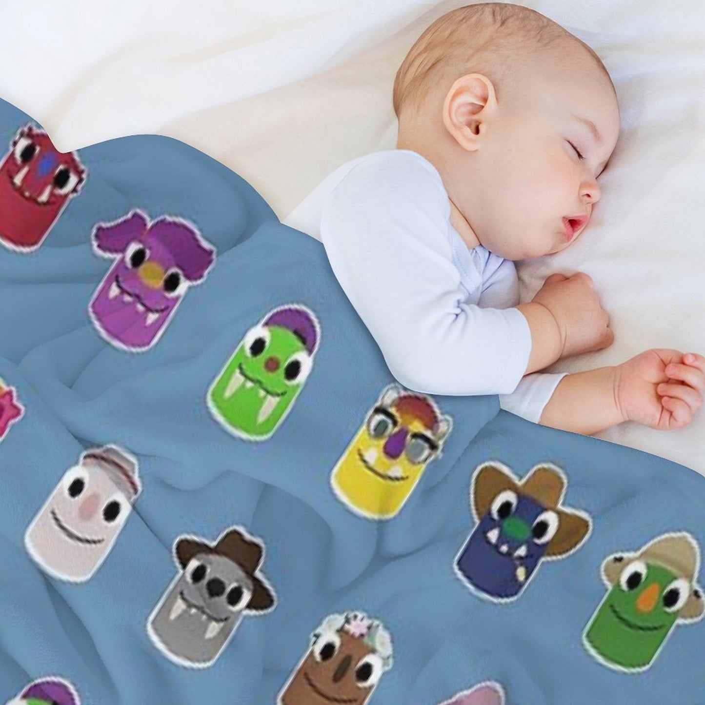 Bugsnax - All Grumpuses Throw Blanket