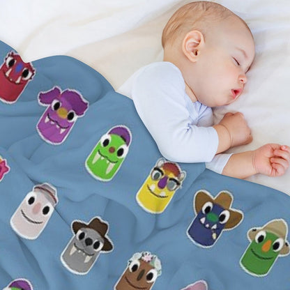 Bugsnax - All Grumpuses Throw Blanket