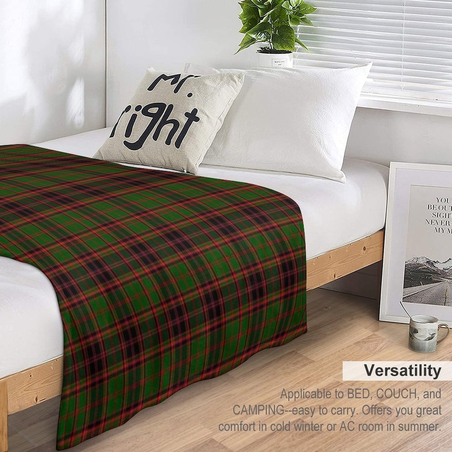 Clan Buchan Tartan Throw Blanket