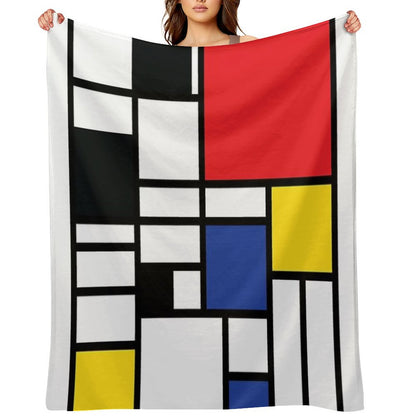 De Stijl #1 Throw Blanket