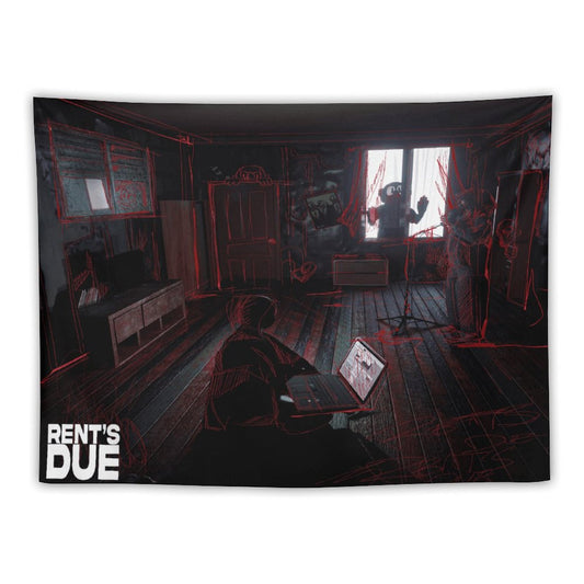 RENT’S DUE Tapestry