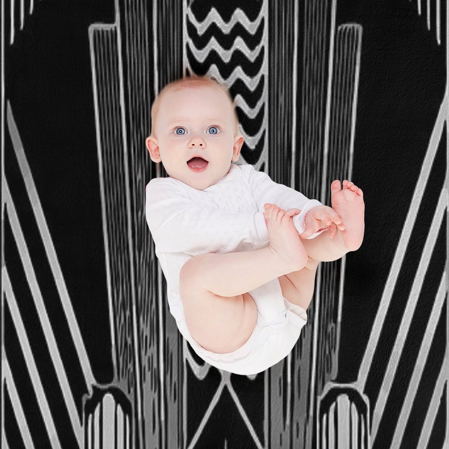 Art Deco Throw Blanket