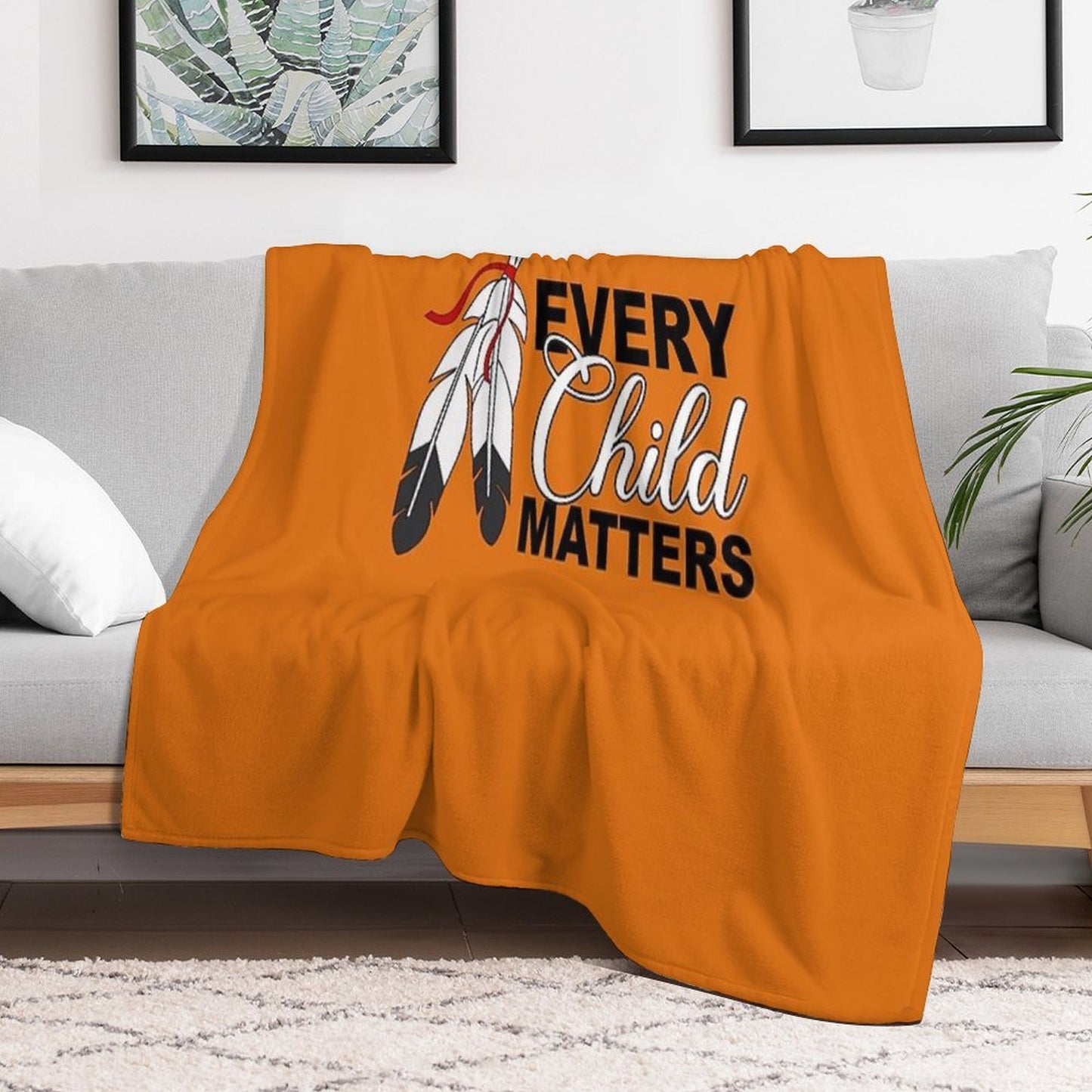 Every Child Matters Throw Blanket