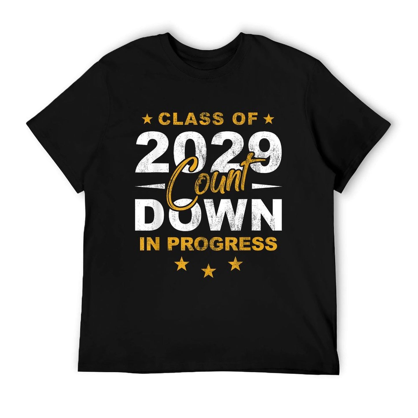 Class Of 2029 Count Down Graduating Fun First Day 8th Grader T-Shirt