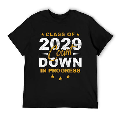 Class Of 2029 Count Down Graduating Fun First Day 8th Grader T-Shirt