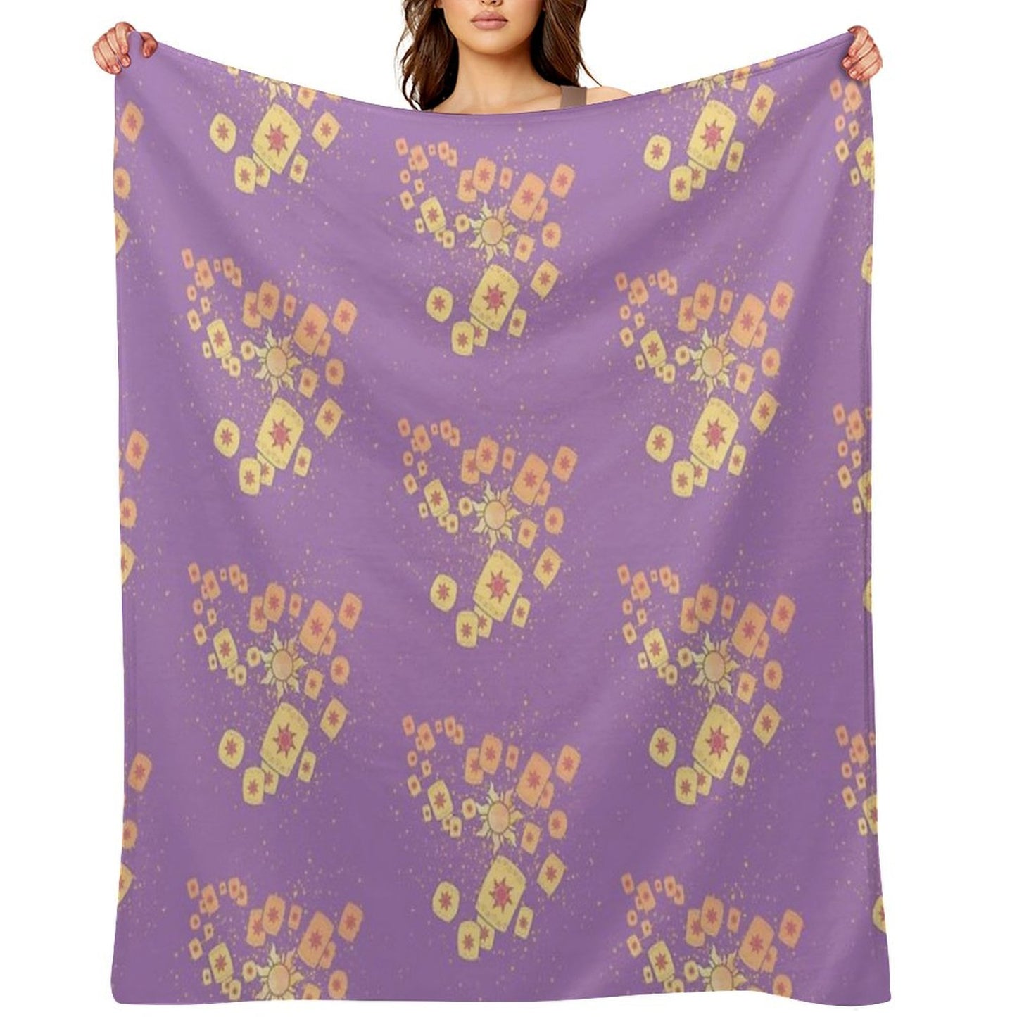 Lantern Light Tangled Throw Blanket