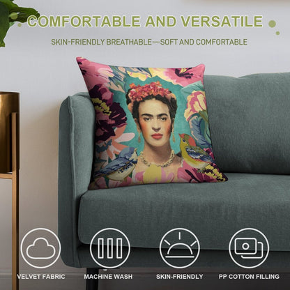 Frida Kahlo V Soft Style Accent Throw Pillow