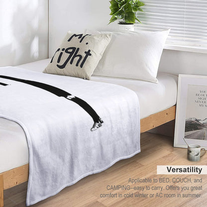 Lionel Messi Against Bernabeu Throw Blanket