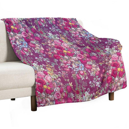 Bouquety Throw Blanket