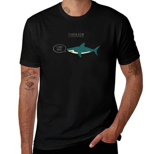 Sharkasm  Tagless Design T-Shirt