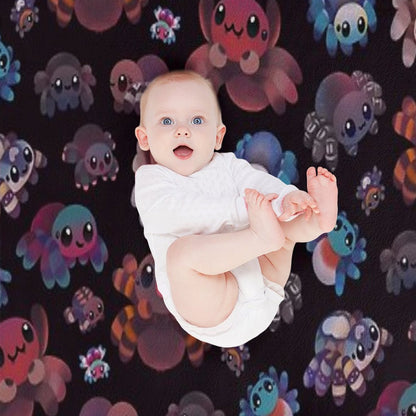 Tarantulas - Dark Throw Blanket